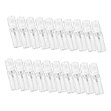 SOLUSTRE 20 Stück Teiliges Schaumspender Nachfüllbare Kunststoff schaumpumpflaschen für Shampoo Lotion Seife Kompakt Langlebig für Bad Küche Reise und Kosmetiktasche