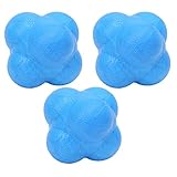Reaktion Fitnessball Verbessern Hand-Auge-Koordination Beweglichkeitstraining Reaktionsball Unregelmäßiger Reaktionsball (BLUE)