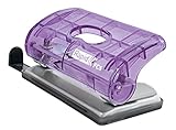 Esselte Rapid Mini-Locher mit 2-fach Lochung, 10 Blatt Kapazität, kompakt, für Zuhause/Büro/Schule, zur Schreibtischorganisation, Colour'Breeze Serie, Lavendel, 5001334