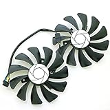 iHaospace 2 Pcs/lot HA9010H12SF-Z Grafikkarten-Lüfter für 12V 0.57A 85mm 40 * 40 * 40mm 4Wire 4Pin For MSI GeForce GTX1050TI GTX 1050 1060 GTX1060 6GT OCV1 ARMOR