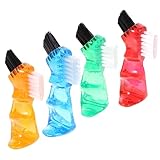 Veemoon 4Stücke Prothesenbürsten Reinigungsbürsten für Zahnpflege von Zahnprothesen und Gebissen