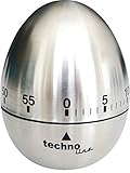 techno line KZW II Analog Kurzzeitwecker Ei, metall