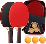 Tischtennisschläger Set,Tischtennis Schläger,Tischtennishülle,Tischtennisbälle mit Tasche,Tischtennis-schläger,tischtennisbälle