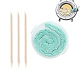 Putty Reinigungswerkzeug aus Gummi – Uhrenton-Set, Werkzeug zum Umzug von Fett | Professionelles Uhrenzubehör mit 3 Weidenstäben für die Wartung, Polierarbeiten,