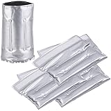 infactory Kühlmanschetten: 4er-Set Flaschenkühler für Ø 75-86 mm, Kühl- & Wärme-Gel (Kühlmanschette Wein, Flaschenkühler Kühlmanschette, Flaschenhalter)