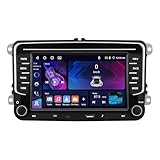 4G 64G VECHTEL 7' Bluetooth-Autoradio für VW Golf 5 6 Polo Passat Skoda Touran Tiguan Seat Carplay Android Auto,Android 15,DSP EQ,WiFi GPS,Mirror Link,RDS/FM Radio 2 Din mit AHD Rückfahrkamera
