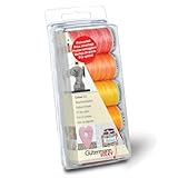 Gutermann G&uumltermann N&aumlhgarn-Set, Embroidery 12,&nbsp100&nbspProzent Sunny, Baumwolle, One Size, 1000