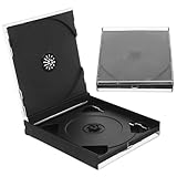 Alipis 2 Stücke Boxen Cd-hülle DVD-Halter Aus Kunststoff Cd-vitrine Cd-Halter-Fall Cd- DVD-hüllen Aus Kunststoff Cd-Boxen Cd-aufbewahrungshalter Plastik