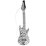 W WIDMANN MILANO Party Fashion - Aufblasbare Gitarre, Länge circa 105 cm, Instrument, Luftgitarre, Mottoparty, Karneval