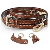 Verstellbarer Henkelriemen für Mini Bag, Leder Schultergurt für Mini Tasche Damen, Schultergurt für Taschen Braun Schulranzen Strap 2 Stück Schultergurtadapter, 90x120cm