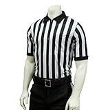 Smitty FBS-111 Elite Performance Schiedsrichter-Trikot, Fußball, offizielles Lacrosse, Ref. 2,5 cm, gestreift, Schwarz/Weiß, NFHS (2XL)