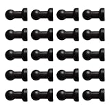 BUBEFSKD 20 Stück Endkappen Für Langlebige Trampoline Universelles Kantenschutz Ersatzteil Für Rahmenschutz Und Stabilität Trampolin Stangenschutz