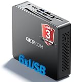GEEKOM [Preis-Leistung] Mini PC Air12 Lite mit Intel N150 (Upgrade von N100) Mini Computer, 3-Jahren-Garantie, 6×USB/9-PIN Ports/W-11/Dual-Display 4K@60Hz/HDMI 2.0 für Business Office Multimedia