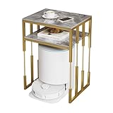 Kehrroboter-Aufbewahrungsregal, Roboter-Staubsauger-Ständerschrank, Roboter-Staubsauger-Versteckschrank, Versteckter Roboter-Staubsauger-Ständer für die Wohnzimmerecke, Beistelltis