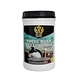 HAF® Premium Totes Meer Peelingsalz für empfindliche & trockene Haut | 1-25 kg | Salz Peeling 100% naturrein aus Jordanien für Gesicht & Körper | Körperpeeling für Sauna, Dusche (1 x 1 kg Dose)