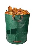 L6NqIAG 60L-400L Yard Laubabfall Müllbeutel Pflanzenschnittbeutel Griffe for Gartenbeutel Schutt Grasschnitt Rasen Pool Garten-Müllsäcke(300L 80gallon)
