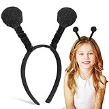Abaodam Bienen Haarreif Antennen Kostüm Haarband Pompom Headband für Damen und Party Fasching Karneval Accessoire Modisch Einzigartiges Design Bequem und Vielseitig