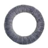 Mipcase Handgefertigter Weihnachtskranz aus Robustem Wollfilz Großer Selbstgemacht Türkranz für Weihnachtsdeko und Heimdekoration Runder Festkranz für Basteln Zufällige Zufällige Farbe