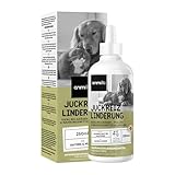 Juckreiz Linderung Tropfen - 250ml für Hunde und Katzen - Gräser-, Pollen- & Nahrungsmittelallergien - Mit Gingko, Brennnessel, Heidelbeeren & Huang Qin - Für alle Altersgruppen - animigo