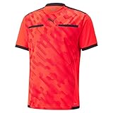 PUMA Herren Teamliga Referee Jersey Schiedsrichter-Shirt, Red Blast Black, XL