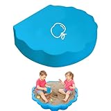 ElevaPulse Sandmuschel Abdeckung mit Apfel-Design - wasserdichte Schutzhülle für 100x15cm Muschel Sandkasten, Bademuschel und Outdoor-Spielbereiche