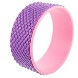 Gogogmee Yoga Roller Massage Wheel für Rücken und Pilates Rutschfestes Langlebiges Sportgerät für Dehnung Flexibilität und Balance Inkl Massage noppen Geeignet für Anfänger und