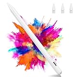 Stift für iPad, (2018-2025) Pencil 2nd Generation für Apple mit Schnellladeleistung Palm Rejection und Neigungssensitivität Stylus für i Pad 6-10, Pro 13''/12,9''/11'', Mini 6/5, Air 5/4/3