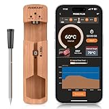 INSMART Smart Fleischthermometer, Grillthermometer mit 100m Reichweite, Bluetooth Bratenthermometer mit App, Multi-Sensor-Technologie, geeignet für Backöfen, Grills, Smoker, Küchen, IPX7 wasserdicht