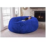 Sitzsack-Stuhlbezug, weiches Kunstfell, bequem und atmungsaktiv, 1,8 m Größe, ideal für Wohnzimmer, kein Füllstoff erforderlich