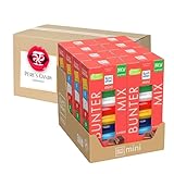 Ritter Sport Mini Bunter Mix Turm 8PK x 150g mit Geschenk von Pere's Candy