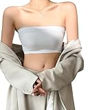 Trägerloser BHS Für Frauen Drahtfreie Anti Slip Röhrchen Top Unsichtbare Trägerlose Bralette BH Nahtlosen Gepolsterten Bandeau BH Geschenke Seamlesses Bandeau Tube Tops