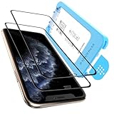 DEINODON Premium für Panzerglas für iPhone 11 Pro/XS/X [Full Screen], [Auto-Installation] 100% Blasenfrei in Sekunden, 9H+ Schutzglas Stoßfest & Kratzfest Hüllenfreundlich Anti-Fingerabdruck, 2 Stück