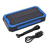 Yanmis Solarladegerät-Powerbank, 36800 MAh, Kabelloses Solar-Akkuladegerät für Camping Im Freien, Schnelles Laden mit 4 USB-Anschlüssen, Typ C und -Eingang, Laden Mehrerer Geräte