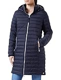 s.Oliver Lange Steppjacke mit Abnehmbarer Kapuze Navy 42
