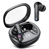 AI Kopfhörer Übersetzer, 3-in-1 Translator Earbuds, Bluetooth 5.4 Sprachübersetzer 135 Sprachen mit App, 50Std, 5Übersetzungsmodi Echtzeit Übersetzer Ohrhörer für Lernen, Reisen, Business,Schwarz