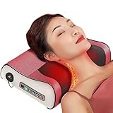Massagekissen | Frauen Nackenmassagegerät mit Wärme | Tiefengewebe Massagegerät mit Heizfunktion & tragbar für Office, Reise, Zuhause und Auto
