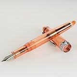 NEU Jinhao 992 Spirale Transparent Bunt Nib Füllfederhalter Gabeln Bunter (Yellow, One Size)