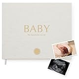 Your Edition Babytagebuch - Baby Erinnerungsbuch für werdende Mütter - Luxus Schwangerschaftsbuch - Planer Schwangerschaft Geschenk für Ersteltern mit Checkliste Fotobereich - Geschenkbox (Deutsch)
