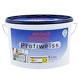 Einfach Schöner Profiweiss Innen Wandfarbe Farbe Farbe 5l