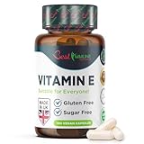 Best Immune International Natürliches Vitamin E 500 IE 100 Vegane Kapseln