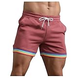 Kurze Hosen Herren Sommershorts 2025 Herrenshorts Strand leichte Sommer Stoff Boardshorts Bodybuilding Mit Taschen Casual Sport Shorts