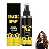 Schnelltrocknendes Perückenspray mit Vitamin E, Seide und Acai Beeren Duft für ein natürliches Finish – nahtlose Kantenpflege den ganzen Tag (120 ml) Eukalyptus Shampoo (One Size)