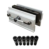 Tubayia Dübellehre Selbstzentrierenden Holz Dübel Werkzeug mit 6pcs 6mm/8mm/10mm Bohrbuchsen