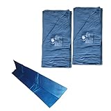 AQUA ROYAL Wasserbetten Matratzen Softside DUAL + Trennwand - Zwei Wasserkerne (beide Seiten) für 200x220 cm Wasserbett Normale Beruhigung F4