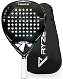 RYZE PEGASUS – Padel Schläger aus 100% Kohlefaser - Maximale Power & Kontrolle - 360g Leicht & Langlebiger - Unisex Padel Tennis Schläger für Männer & Frauen - Padel Racket Set Inkl. kostenloser Hülle