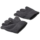 SOPOTUTU Outdoor tauchhandschuhe mit Warmem Futter rutschfest Verschleißfest Flexible Schwimm Angelhandschuhe für Erwachsene Unisex Portable Schwarz