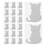 SAFIGLE 20 Stück Selbstklebende Reparaturflicken für Fliegengitter Fenstergitter Reparaturset aus Siebgewebe Universell für Fenster und Türfliegengitter Insektenschutz durch Langlebigen