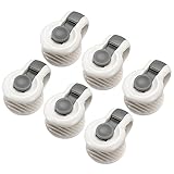 UKCOCO Kunststoff Bettdeckenhalter 6 Stück Anti Rutsch Bettlakenclips zur Fixierung von Bettlaken und Tischdecken Geeignet für Verschiedene Stoffarten im Haushalt