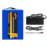 UBETTER 36V Ebike Escooter Batterie, Elektrofahrrad-Akku 36V 10AH 14AH 20AH Elektro-Fahrrad Batterie mit 2A Ladegerät für 0-1000W Elektrofahrrad Scooter Motor (36V 14Ah)