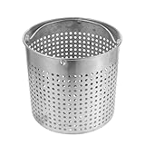 Veemoon Versenkter Edelstahl Teefilter mit Abfallbehälter Trocken und Nass Trennung Integrierter Auffangbehälter für Lose Teeblätter Platzsparend für Küche und Büro